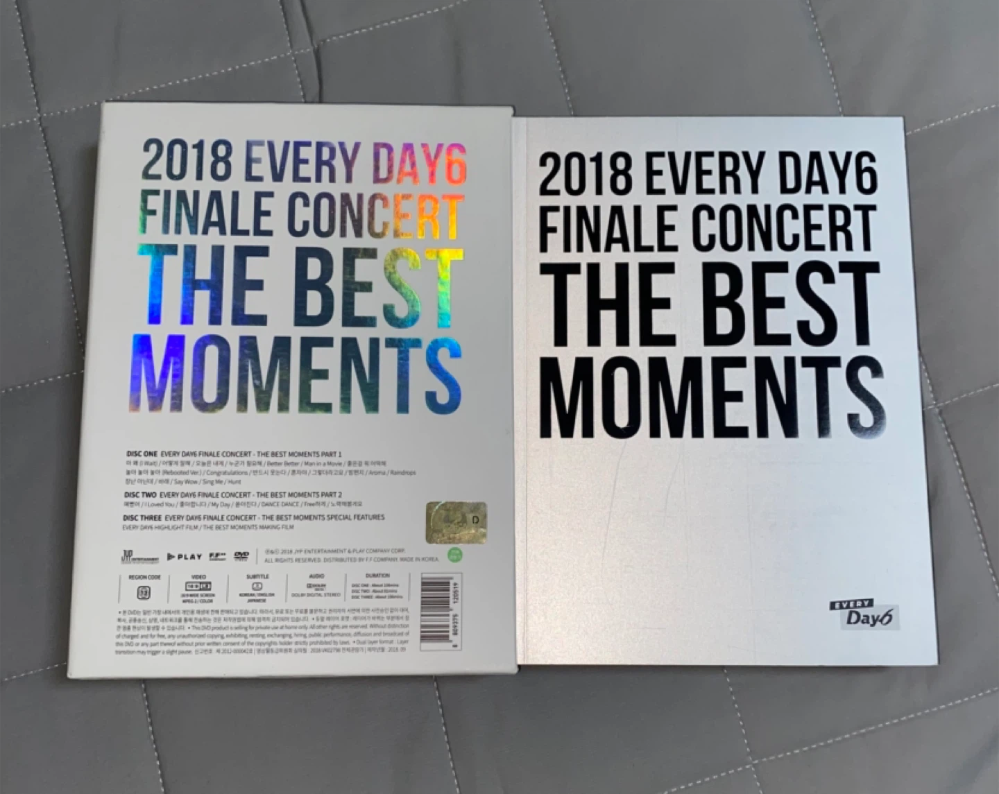 데이식스 2018 EVERY DAY6 FINALE CONCERT 에데식 dvd 판매합니다 