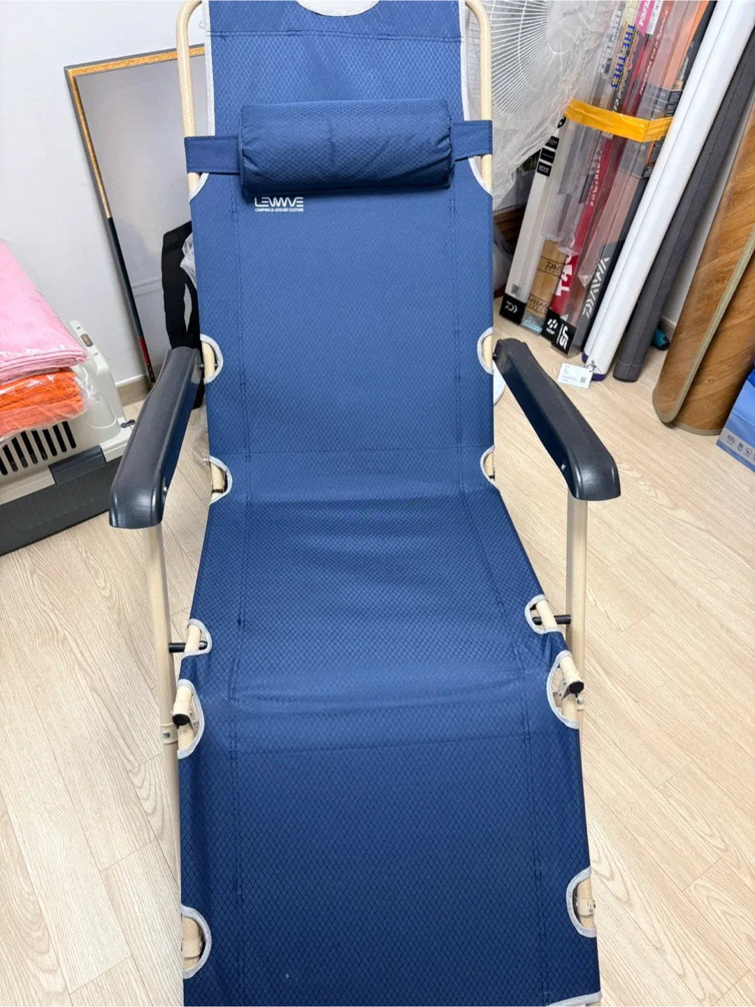 LEWWE 접이식 릴렉스 캠핑용 침대의자