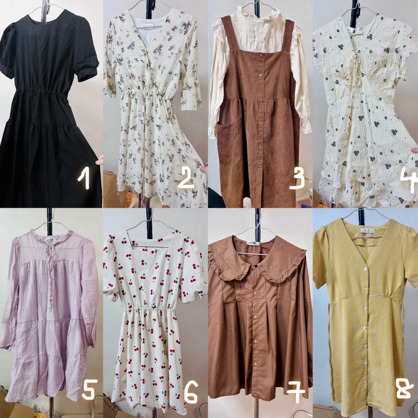 원피스 종정리 7벌 만원