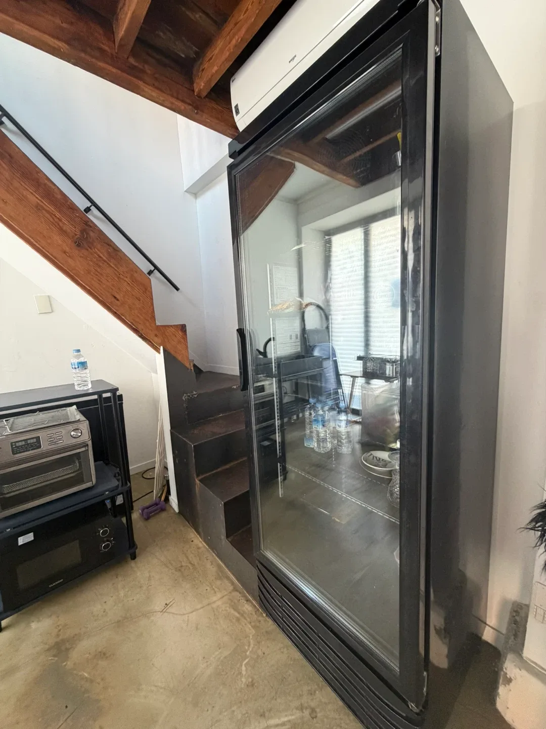 음료 쇼케이스 냉장고 올블랙