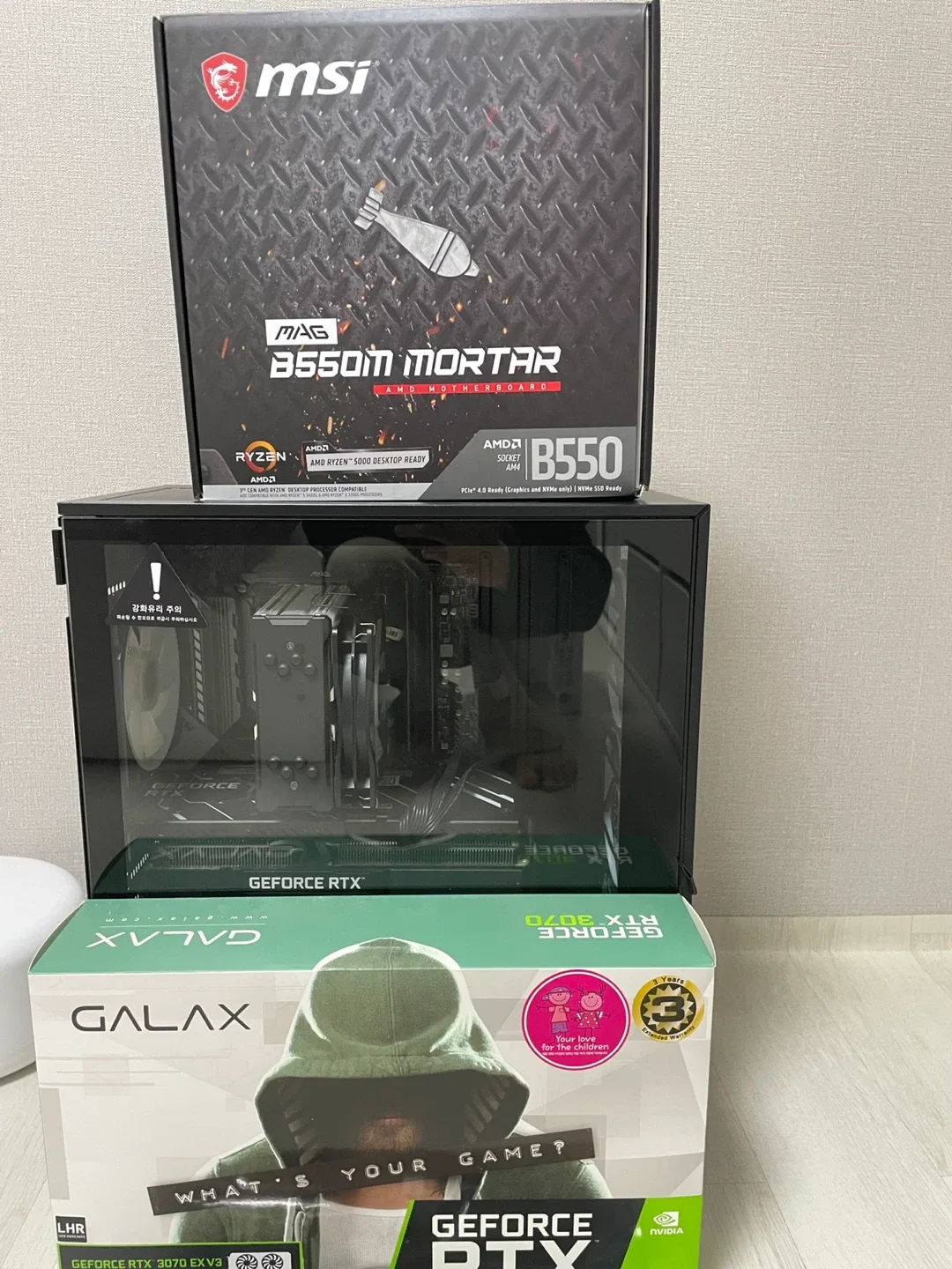 5600x rtx3070 데스크탑 PC완본체 판매합니다.
