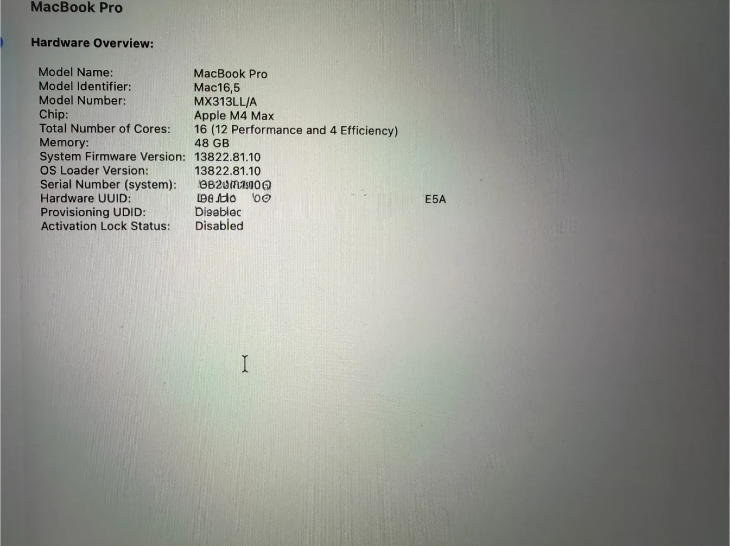 맥북 프로 16 M4 Max(16/40) 48GB, 1TB, Space Black