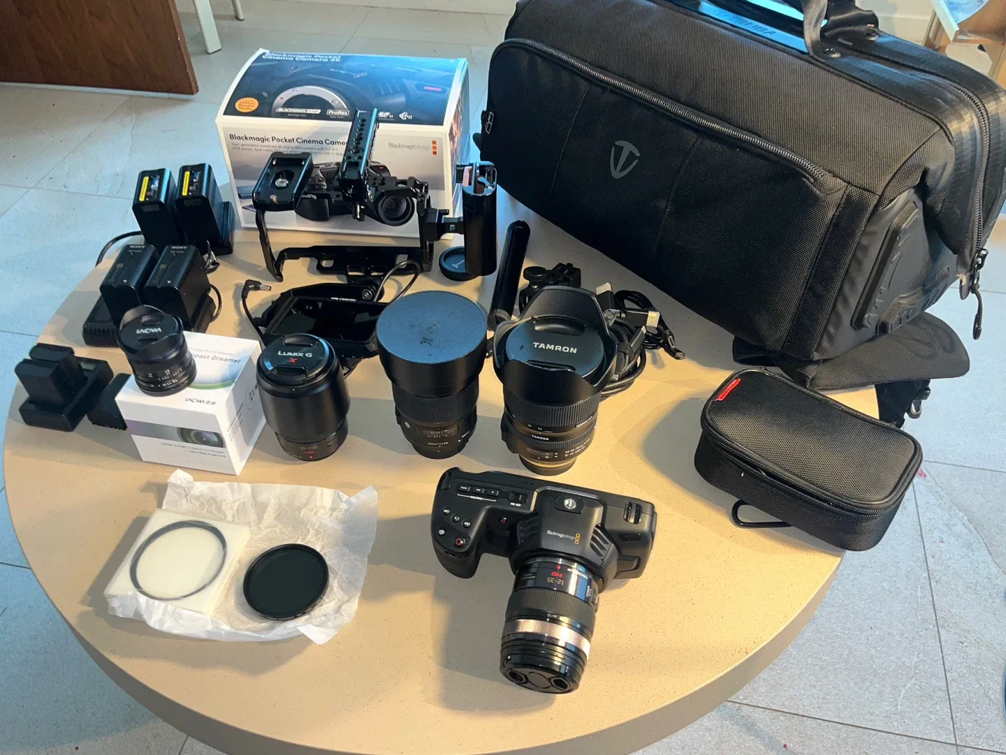 [풀세트/개별] BMPCC 4K 시네마 리그 + 다빈치 리졸브 정품 + 프리미엄 렌즈 5종