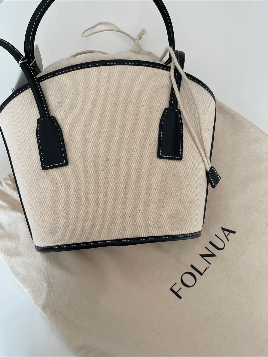 폴뉴아 미니 가든백  Mini Garden bag Black - Canvas