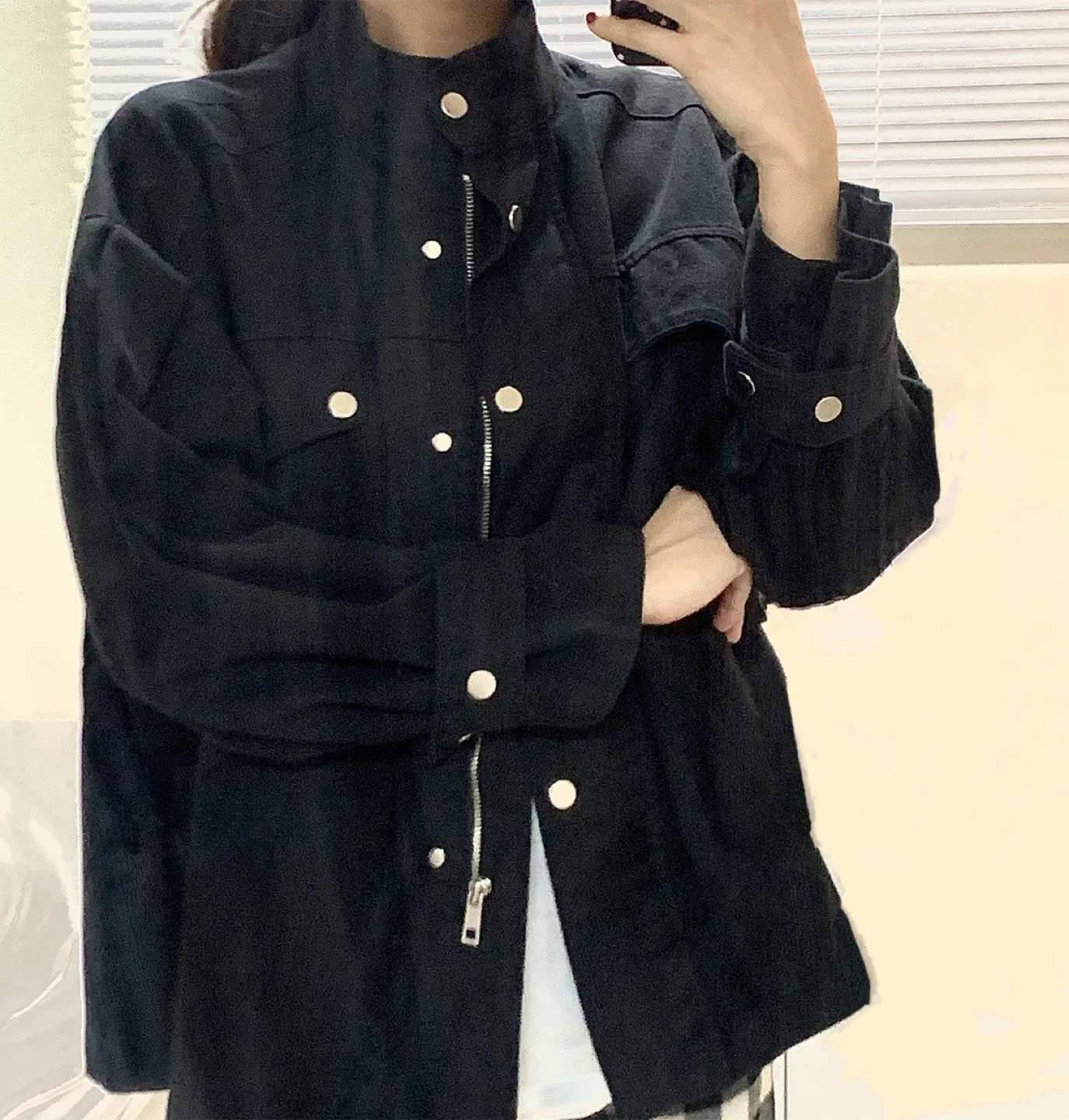 지금 딱 입기 좋은 블랙 야상 자켓 저렴하게 팔아요!