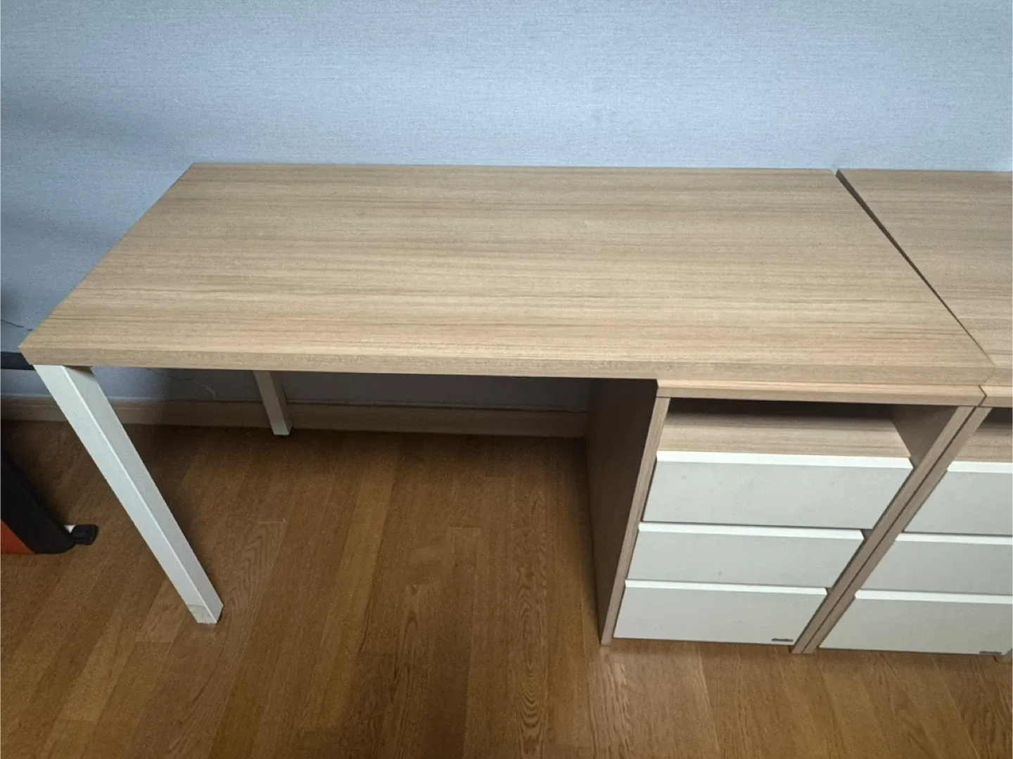 원목 책상 세트 (책상+의자) 1200x560 - 2세트