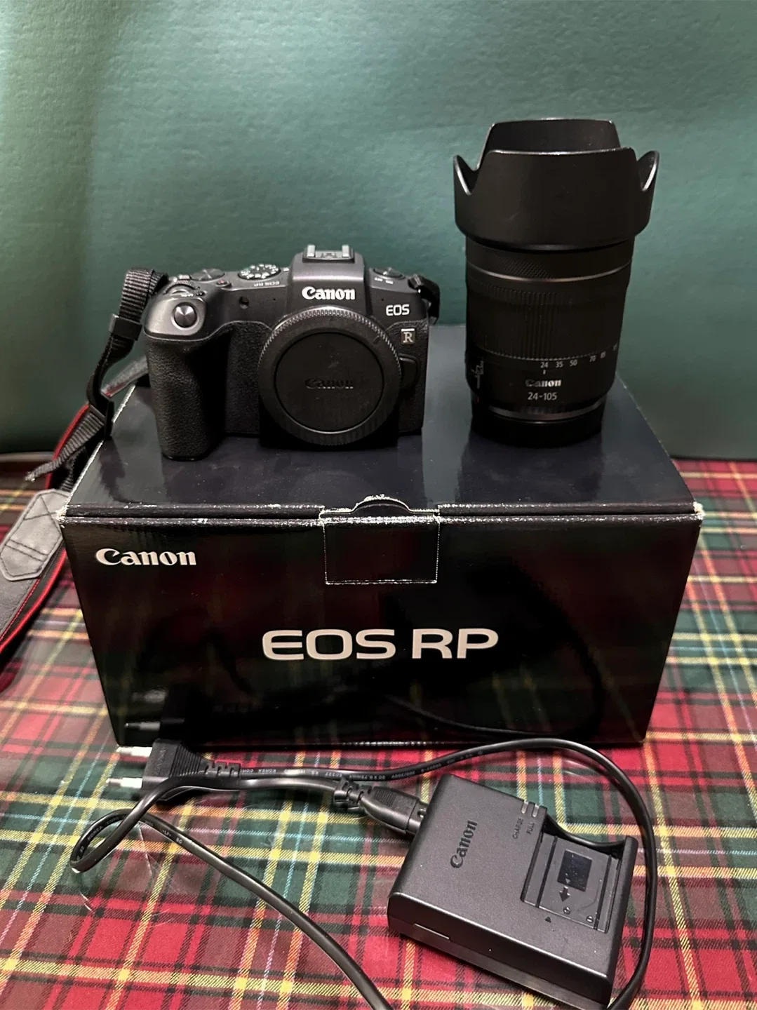 캐논 EOS RP 미러리스 카메라 풀박스 + 24-105mm F4-7.1 렌즈