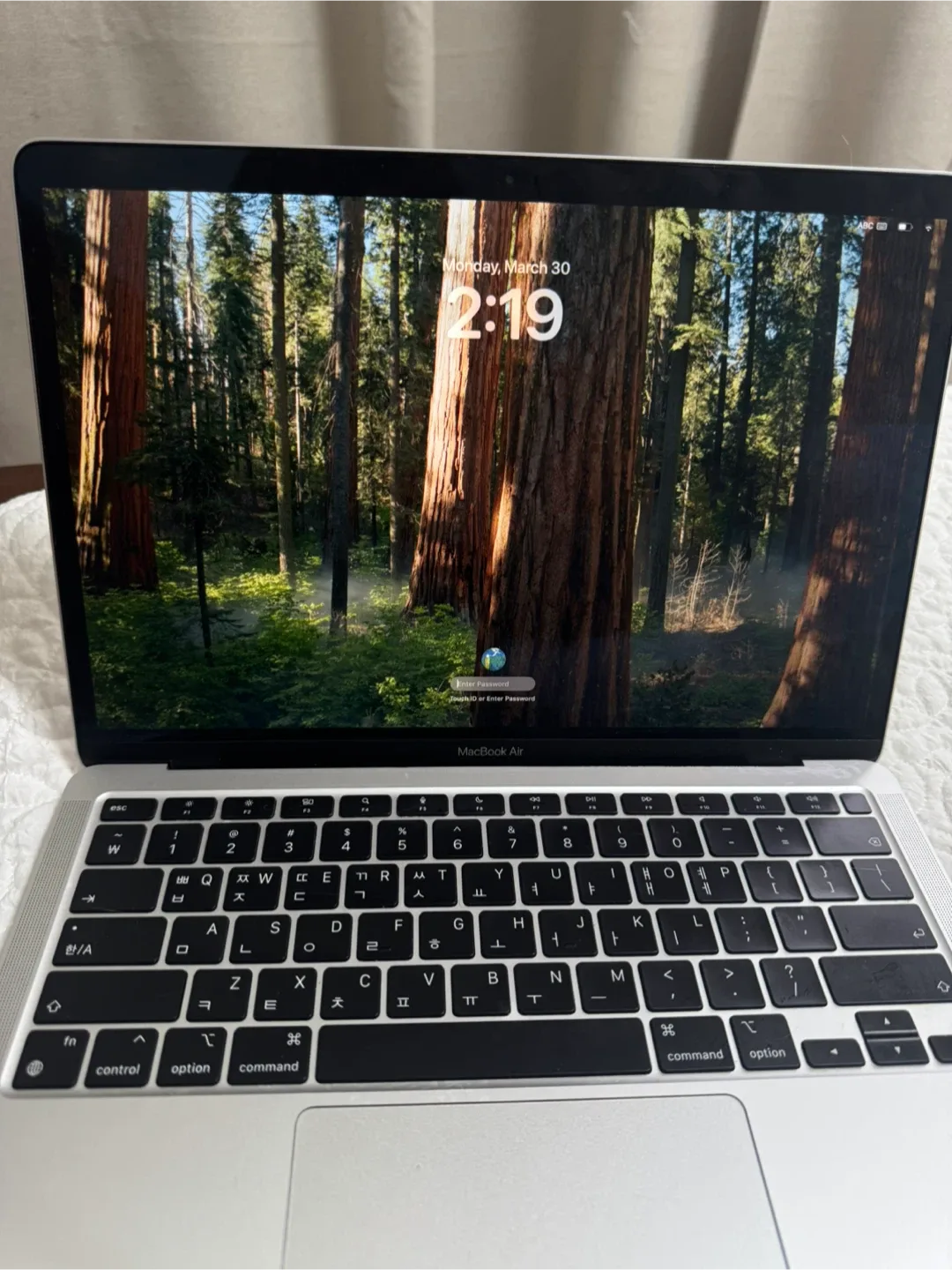 애플 맥북 에어 m1 13인치 실버