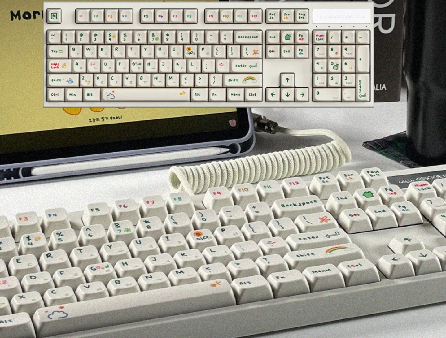 엠스톤 그루브스톤 GV8M-8K 키보드