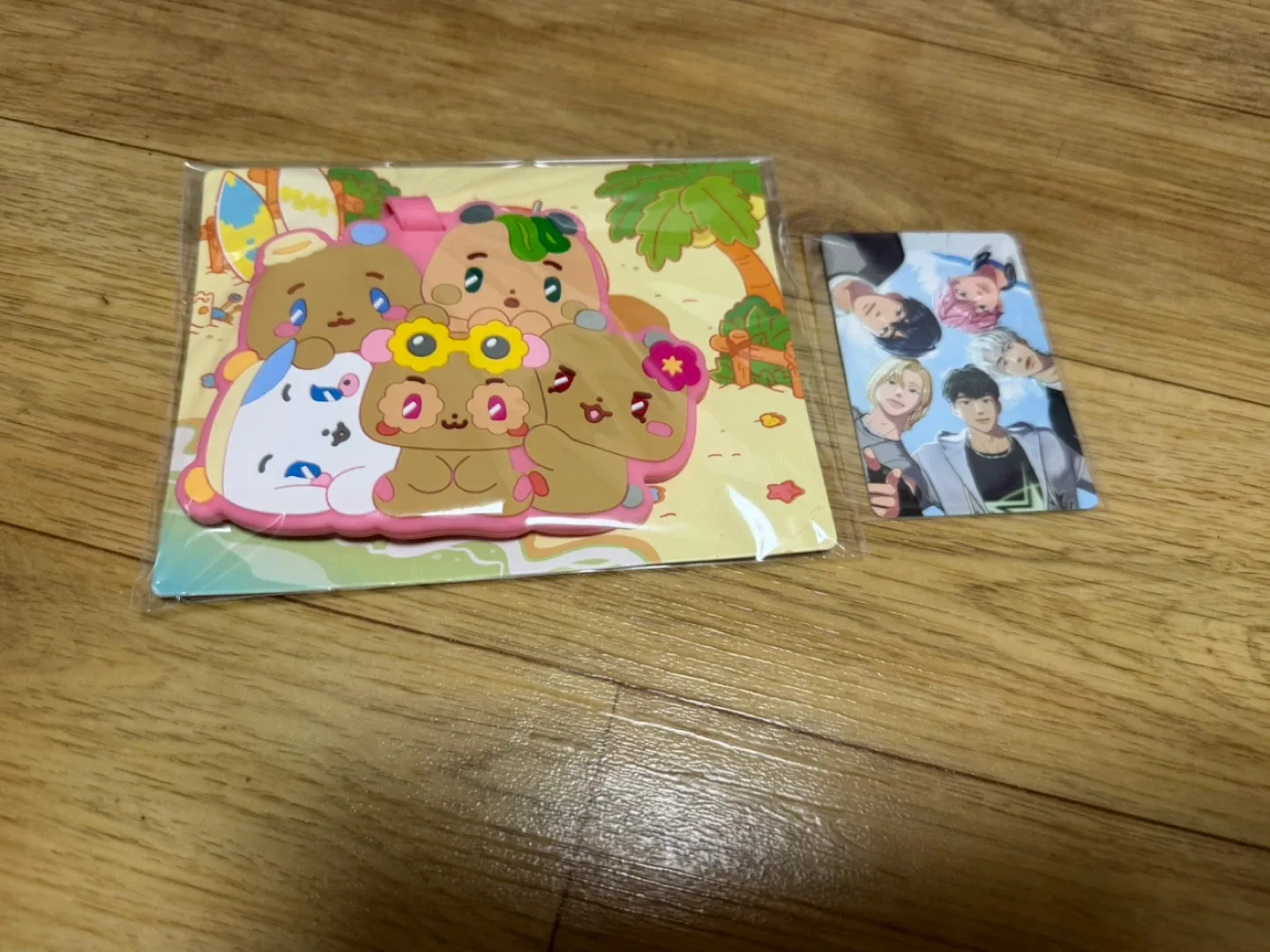 플레이브 므메미무 러기지택 + 포카