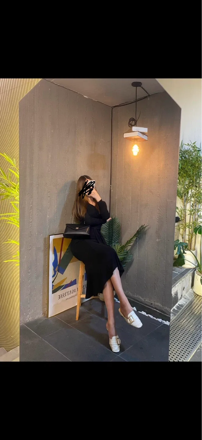 블랙 랩 원피스