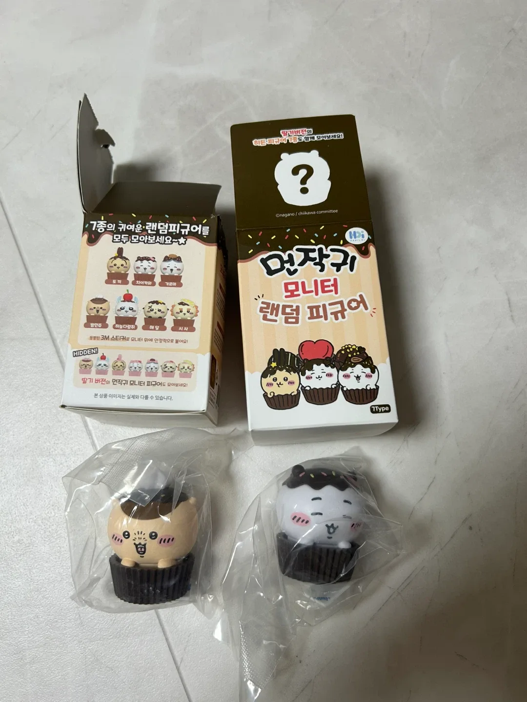 먼작귀 모니터 랜덤 피규어