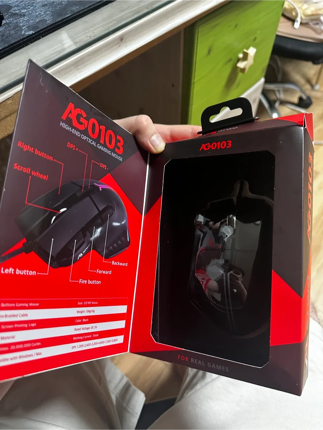 게이밍 마우스 AG0103