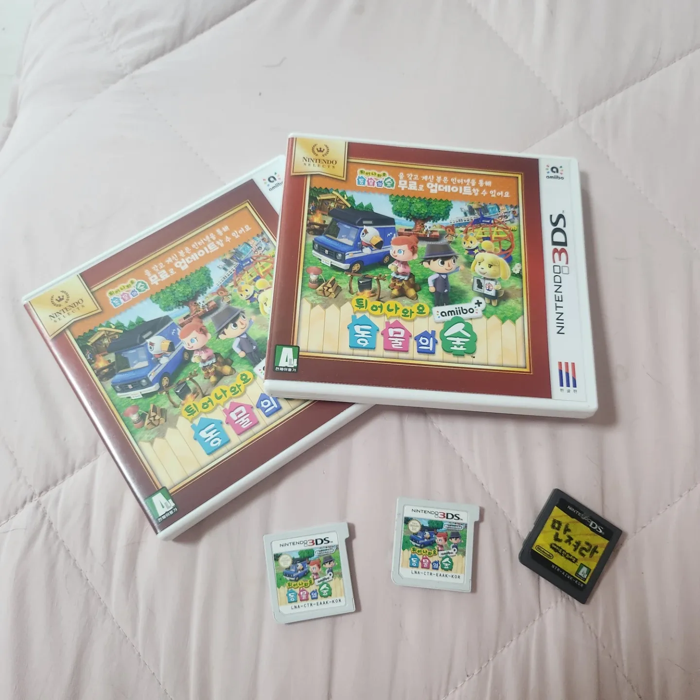 닌텐도 3DS 튀동숲 DS만져라 칩