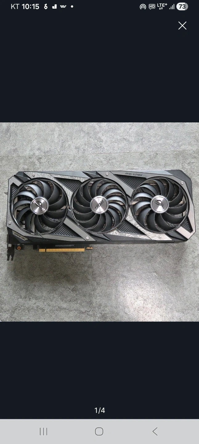 RTX 3090 24GB 그래픽카드 아수스 스트릭스