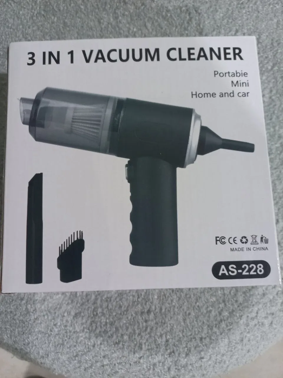 3 in 1 미니 진공 청소기 AS-228 새상품