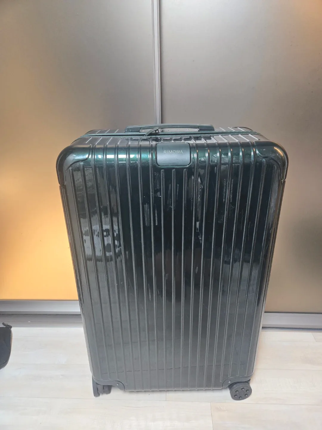 리모와 에센셜 체크인 라지 그린 캐리어