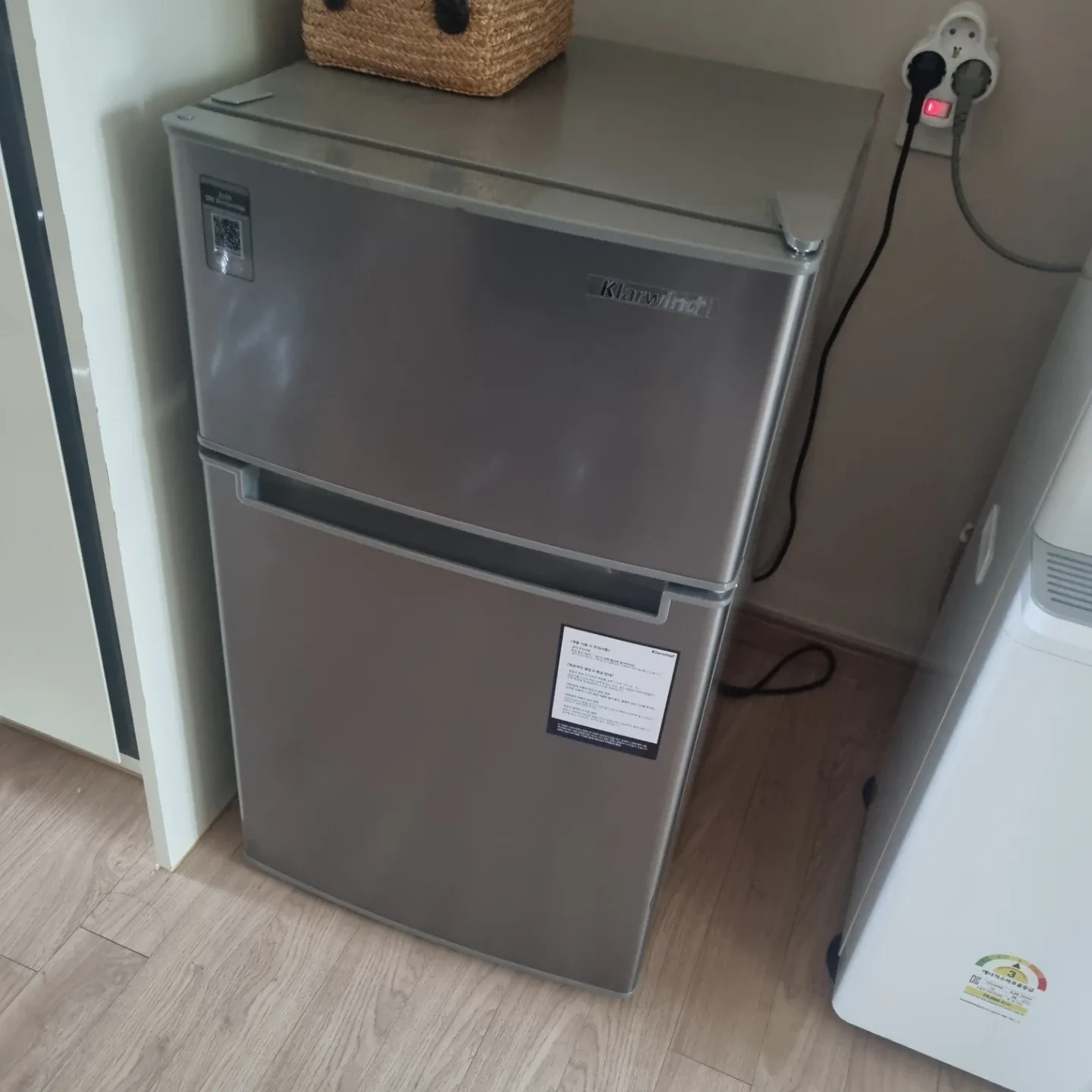 캐리어 클라윈드 슬림형 85L 2도어 냉장고