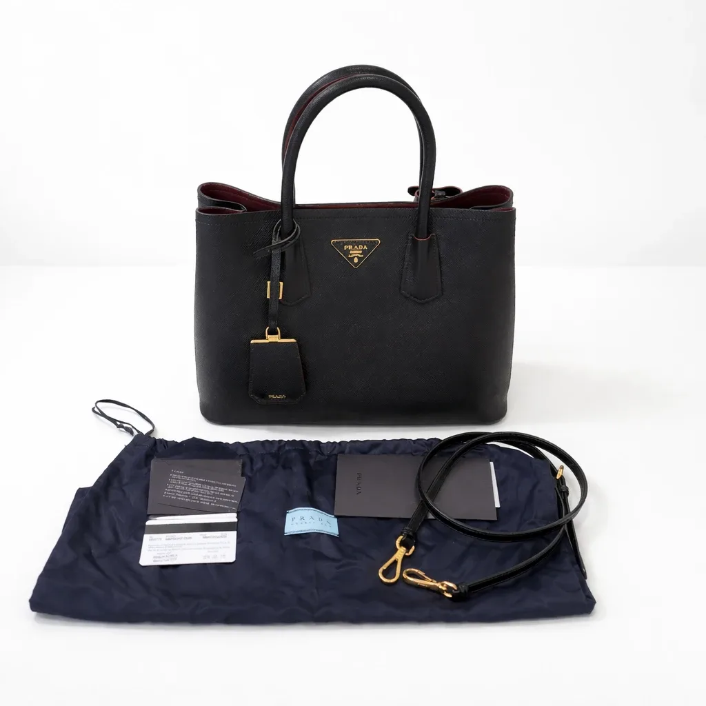 [정품] Prada 프라다 두블레 사피아노 미디움
