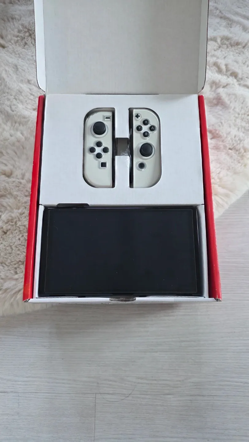 닌텐도 스위치 oled 화이트 풀박스 + 128GB + 캡쳐보드