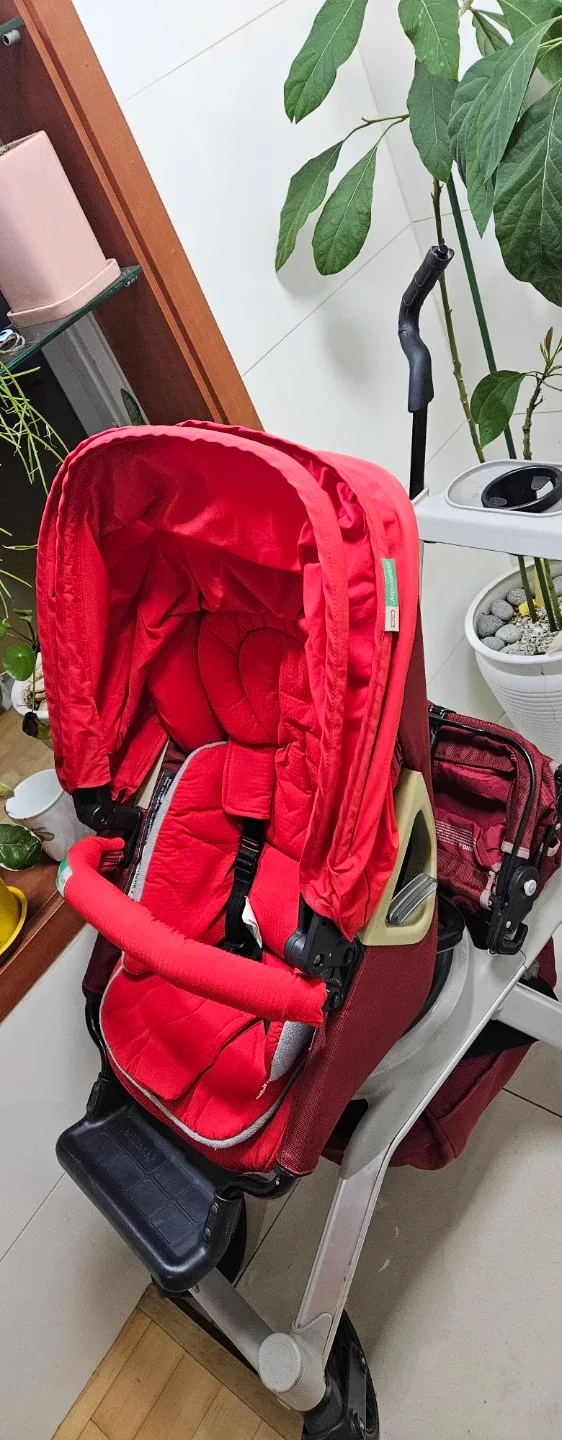 오르빗g2 유모차 빨강색 나눔