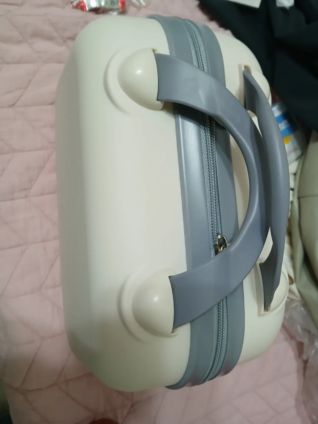 아이보리 레디백 미니 캐리어