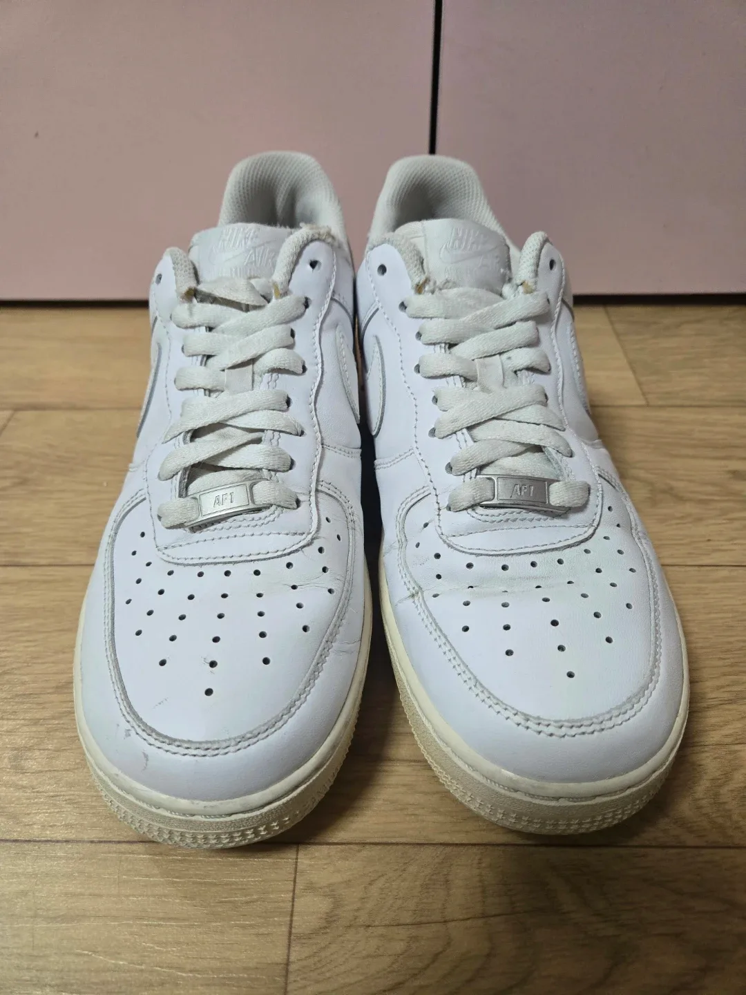 나이키 에어포스 1 흰색 운동화 265