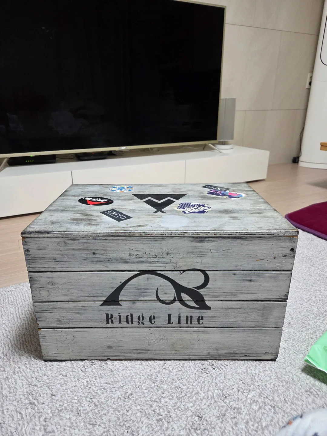 Ridge Line 빈티즈 캠핑 우드박스 테이블