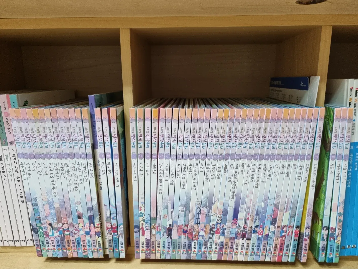 [덤추가]프뢰벨 명작 동화 전집 +이야기보따리5권세트+ CD+캐리어(택1)