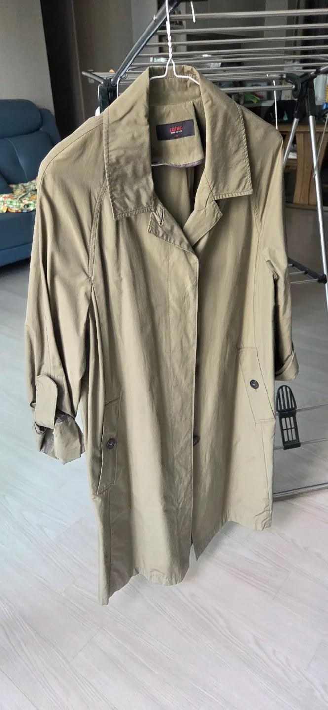 VOLL 여성 트렌치 코트 카키