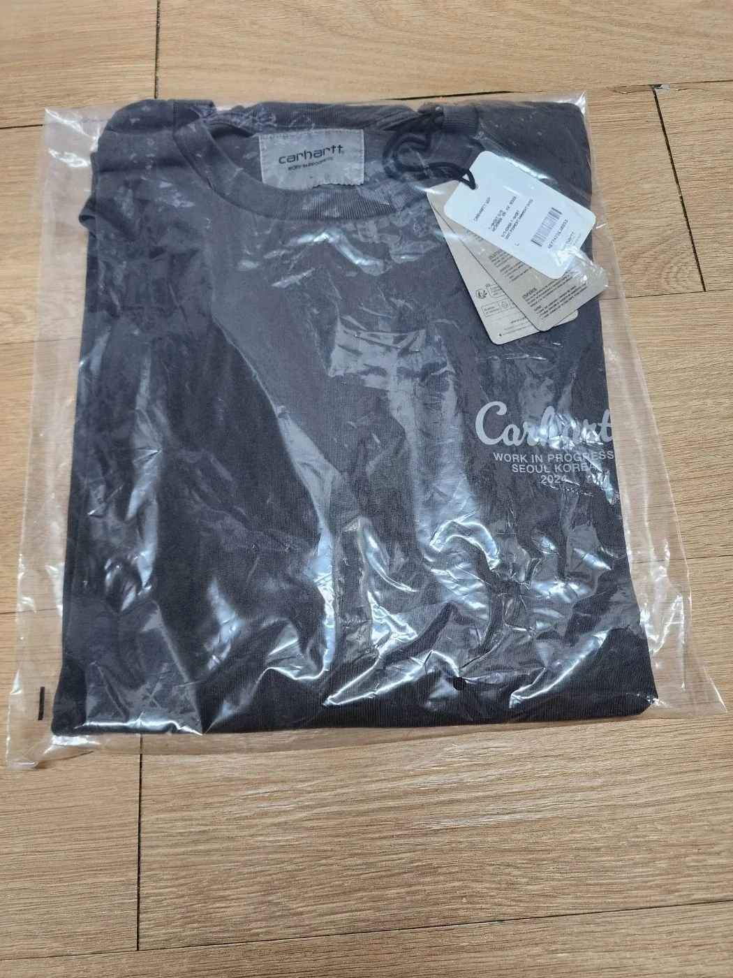 [L] 칼하트 신사 오프닝 익스클루시브 반팔 차콜 판매
