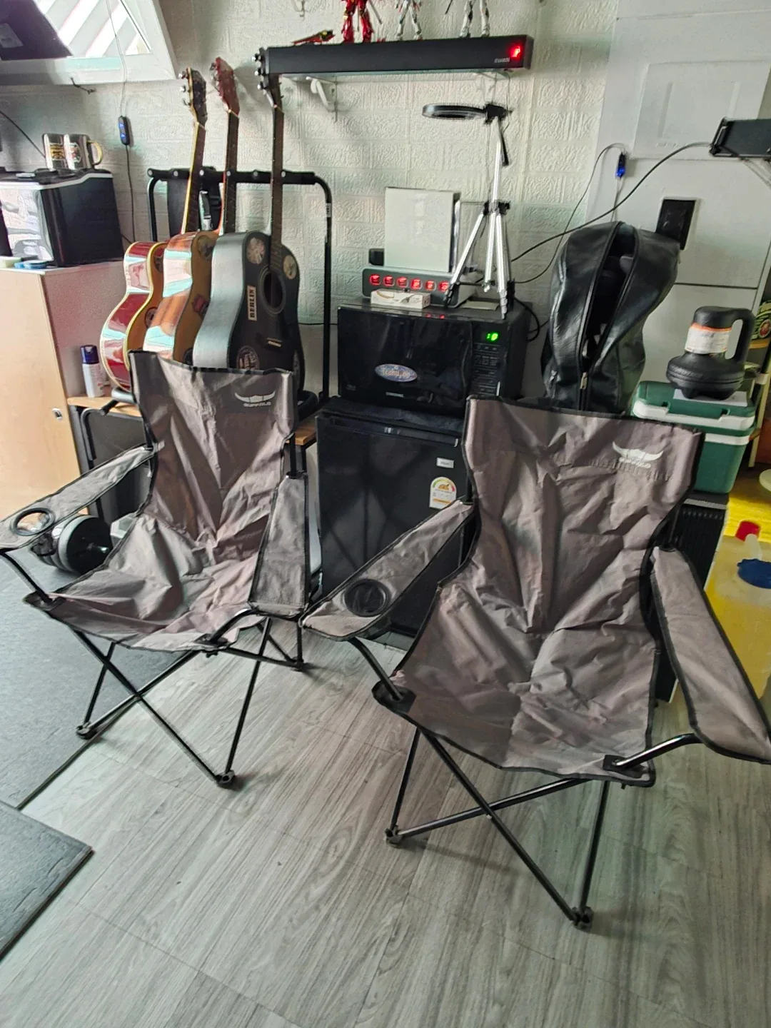 버팔로 캠핑 의자 2개