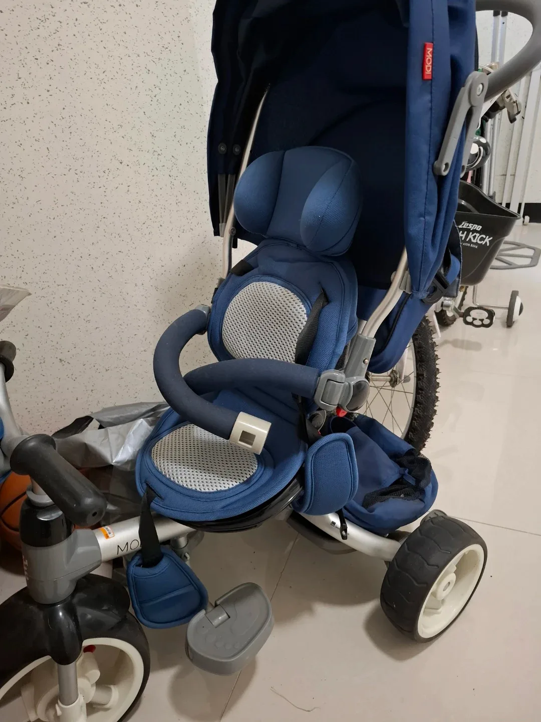 MODI 유모차형 세발자전거 (블루)