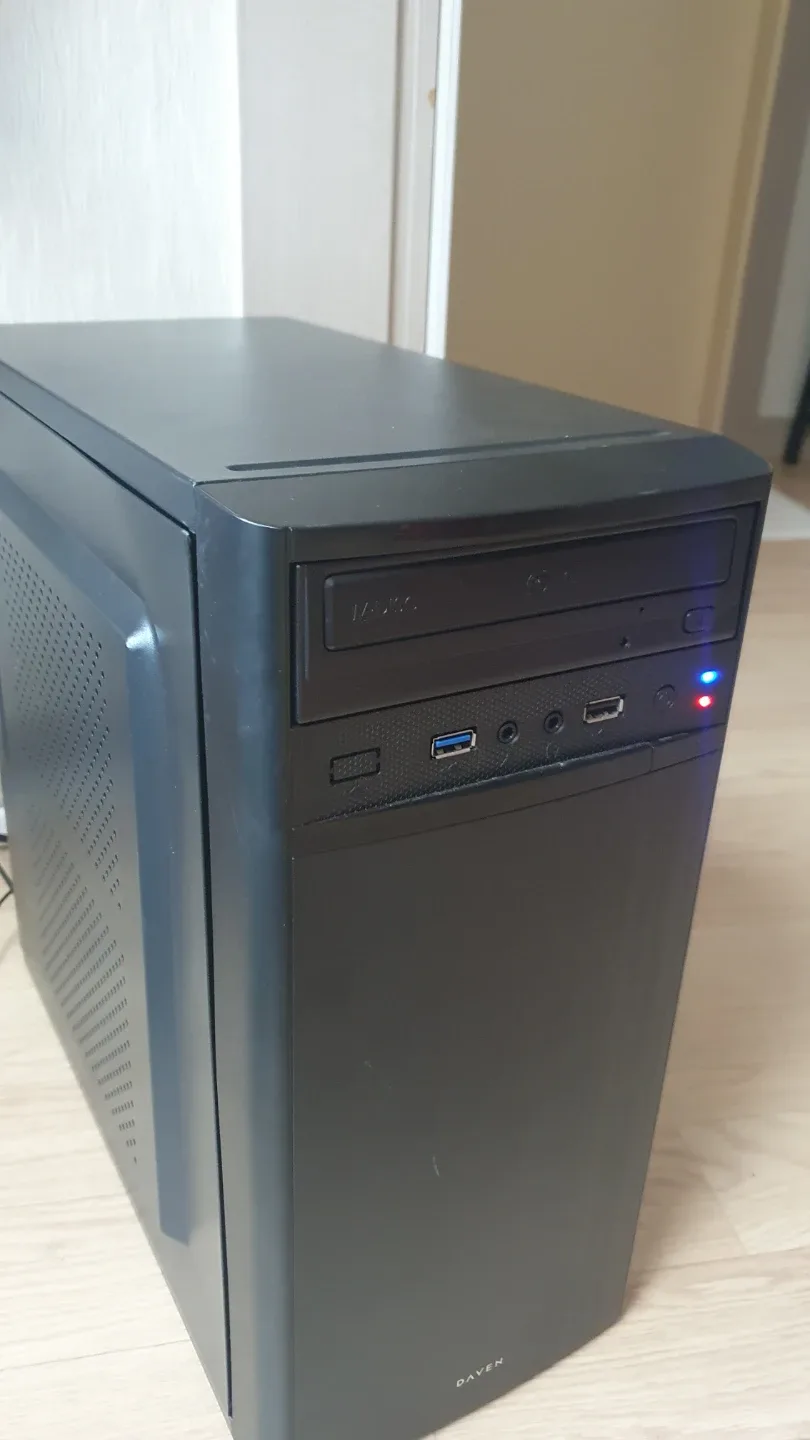 i5 9세대 16GB램 GTX 1060 그래픽카드 게임용 컴퓨터 본체와 32인치 모니터