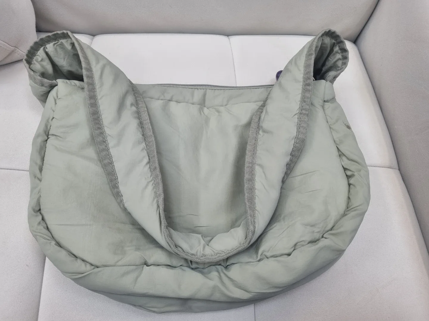 다이소제품 퀼팅 숄더백