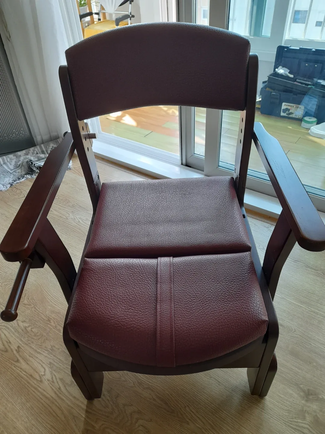 원목 이동식 변기 의자 APT-101