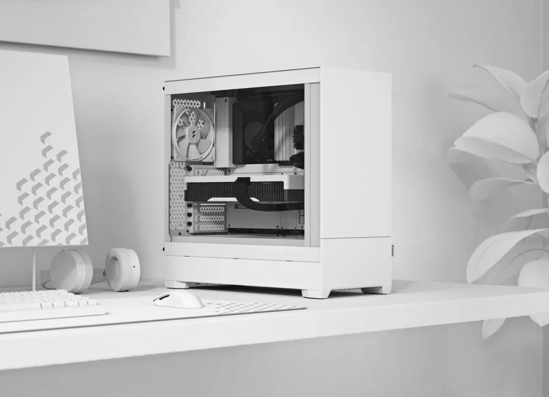 [Fractal Design] 컴퓨터 케이스 Pop Silent Clear White 미들타워/새상품 2개