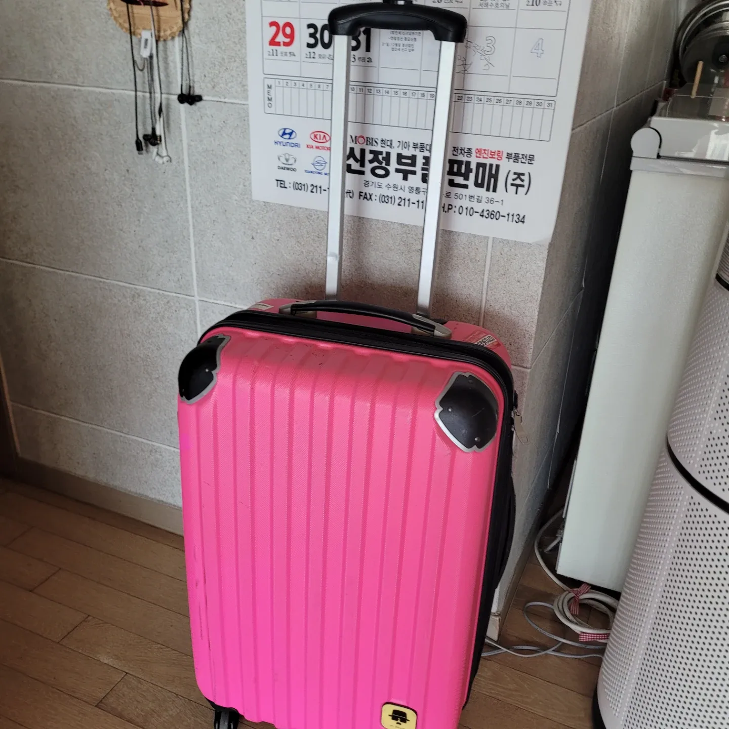 Mr. Bowler 핑크색 캐리어