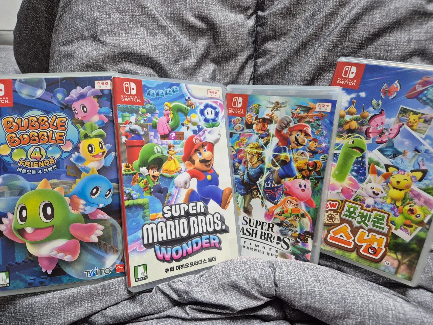 닌텐도 스위치 게임 모음 (마리오, 스매시, 포켓몬)