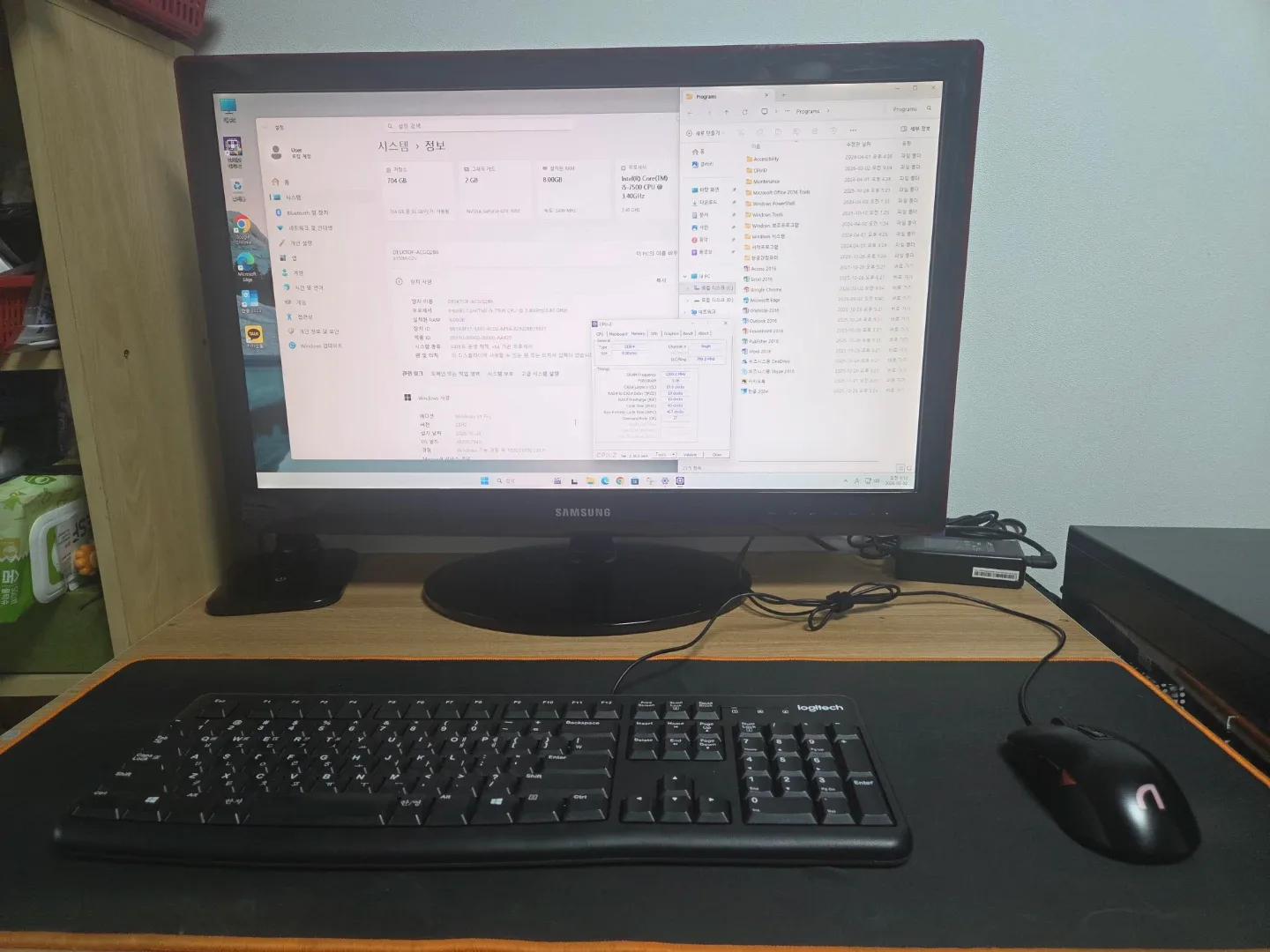 PC i5-3470 본체, 삼성 27'모니터(+24'), 키보드, 마우스