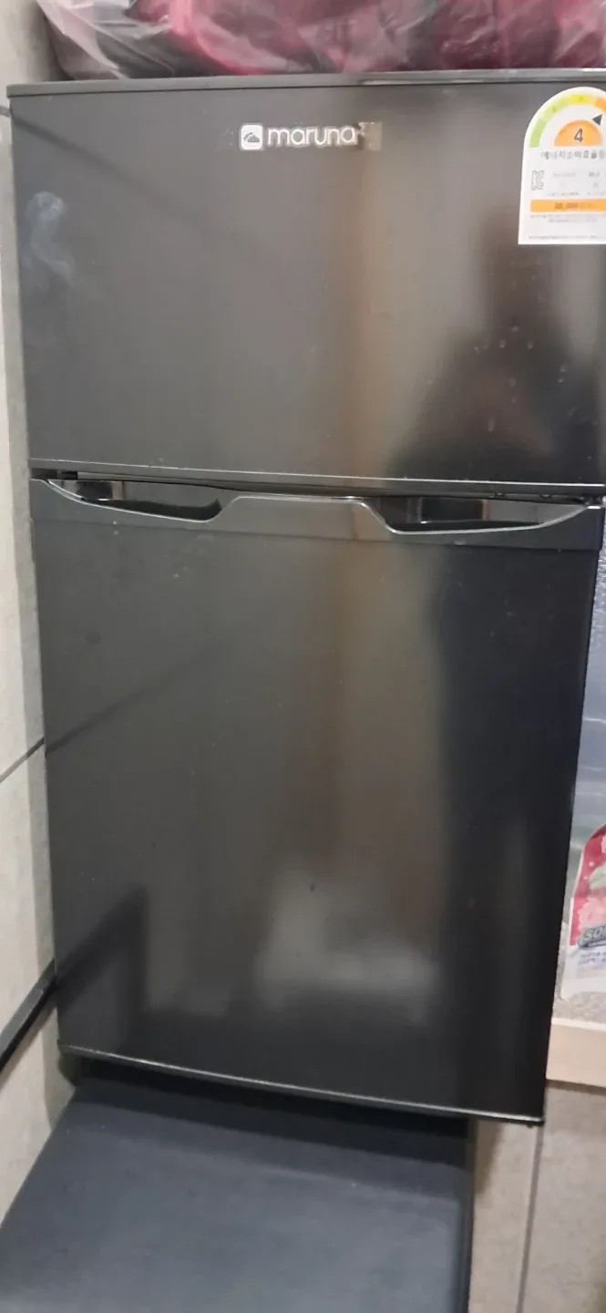 마루나 2단 냉장고 블랙