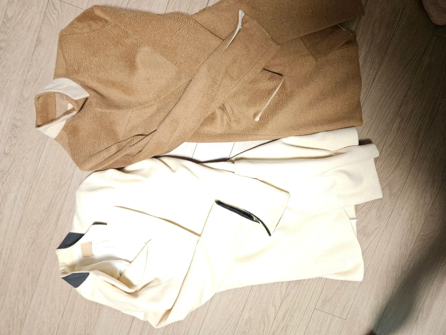 미샤 100% 캐시미어 코트 2벌 44사이즈 새옷수준