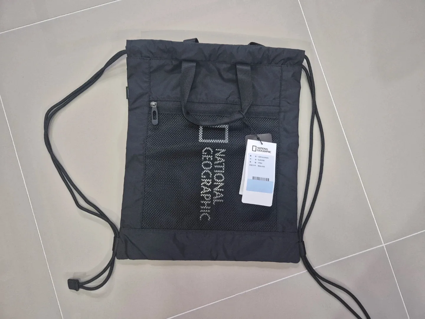 내셔널지오그래픽 블랙 숄더백 새상품