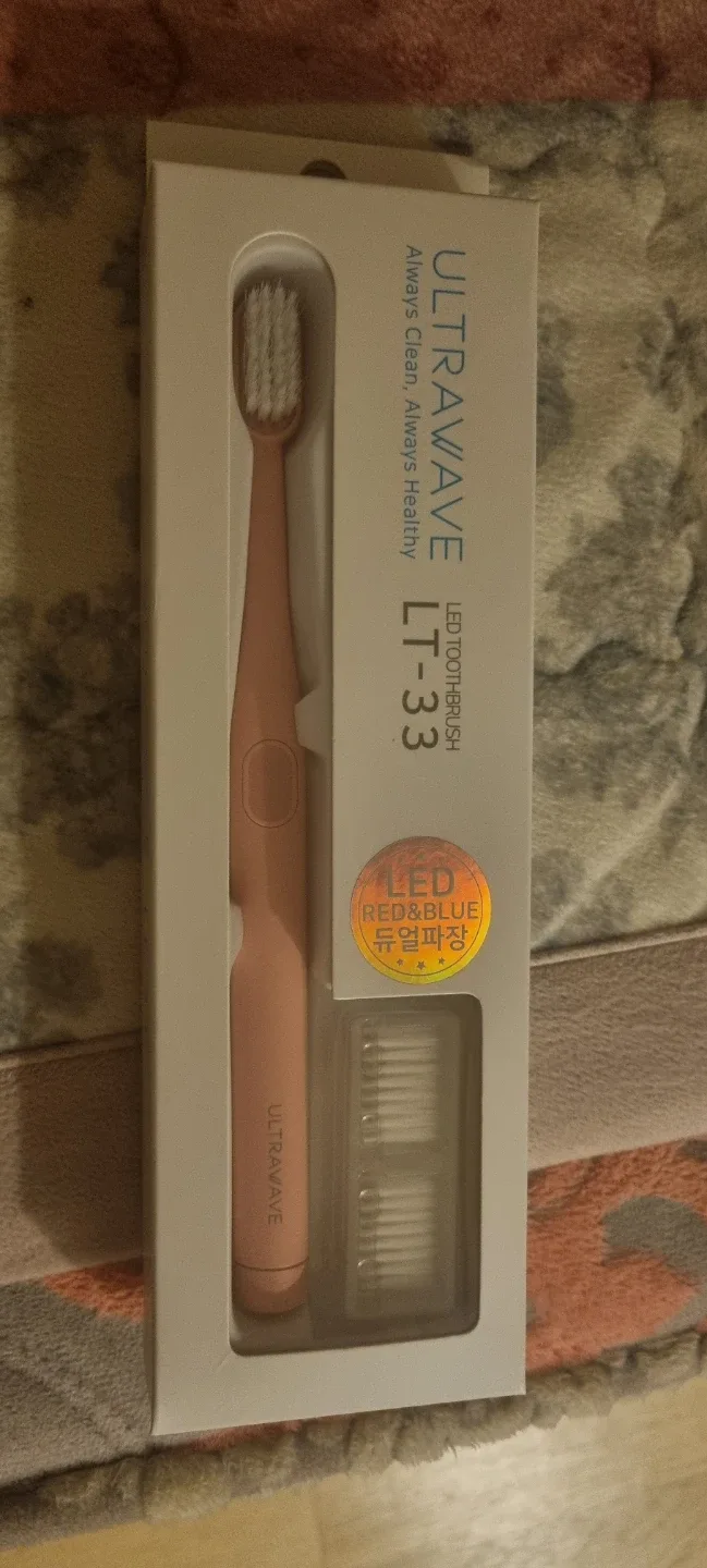 울트라웨이브 듀얼 LED 전동칫솔 LT-33 새제품