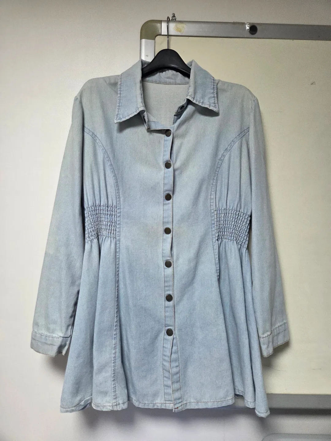 데님 셔츠 원피스