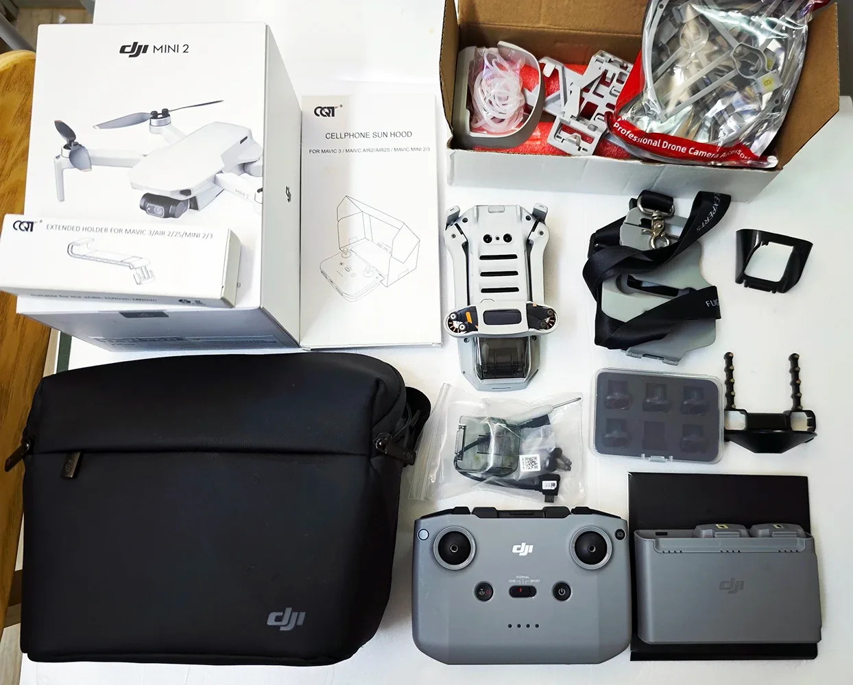[미사용] DJI 드론 미니2 플라이모어 콤보 + 시네마 풀세트