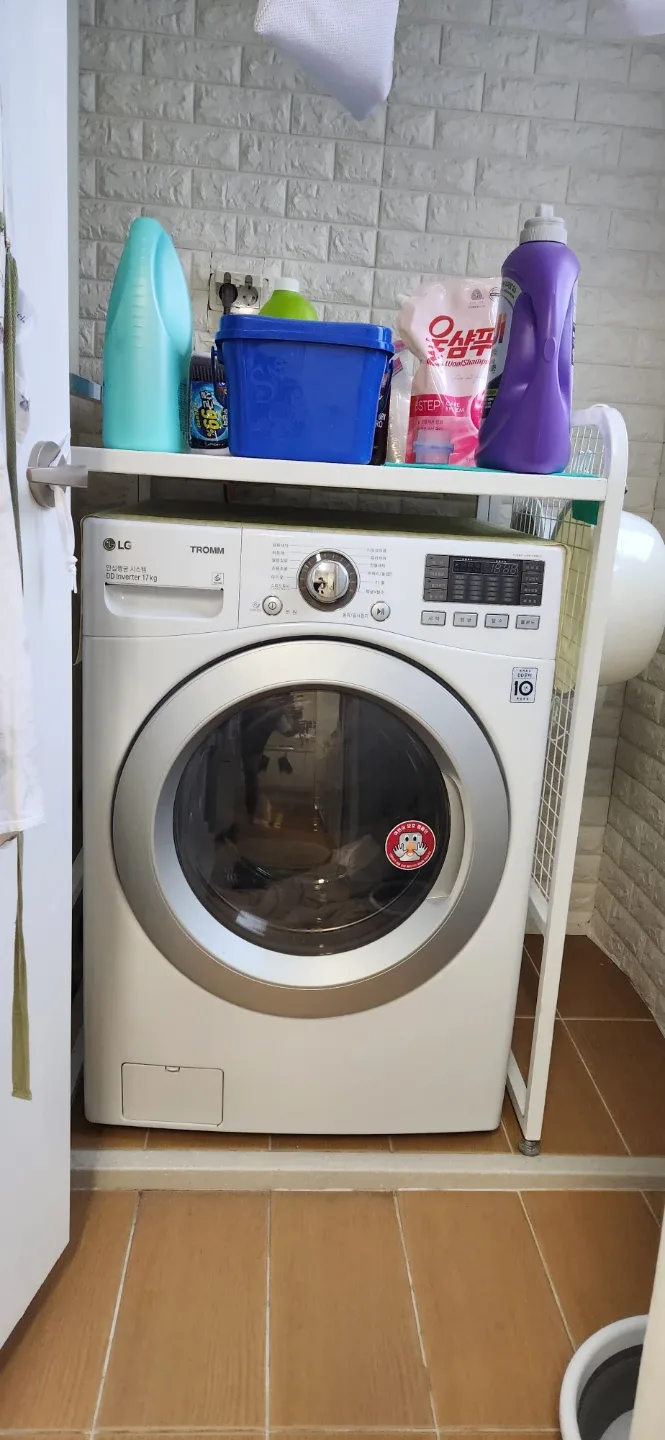 LG 트롬 세탁기(17kg) +앵글선반