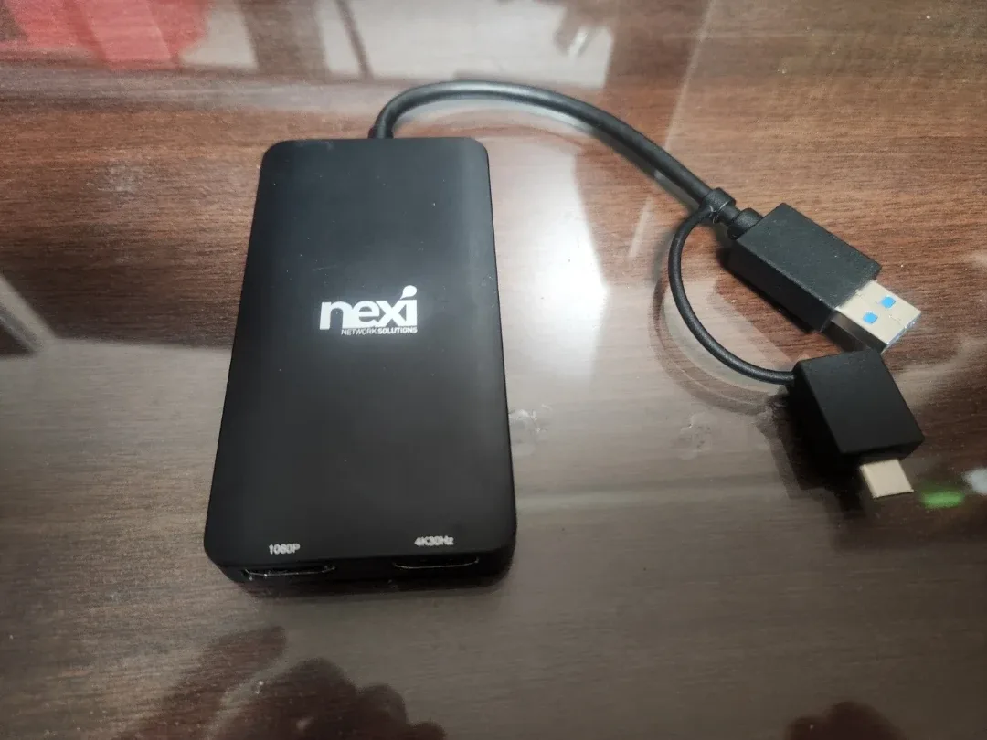 HDMI 듀얼 모니터 컨버터 / 핸드폰 모니터 / 4K지원