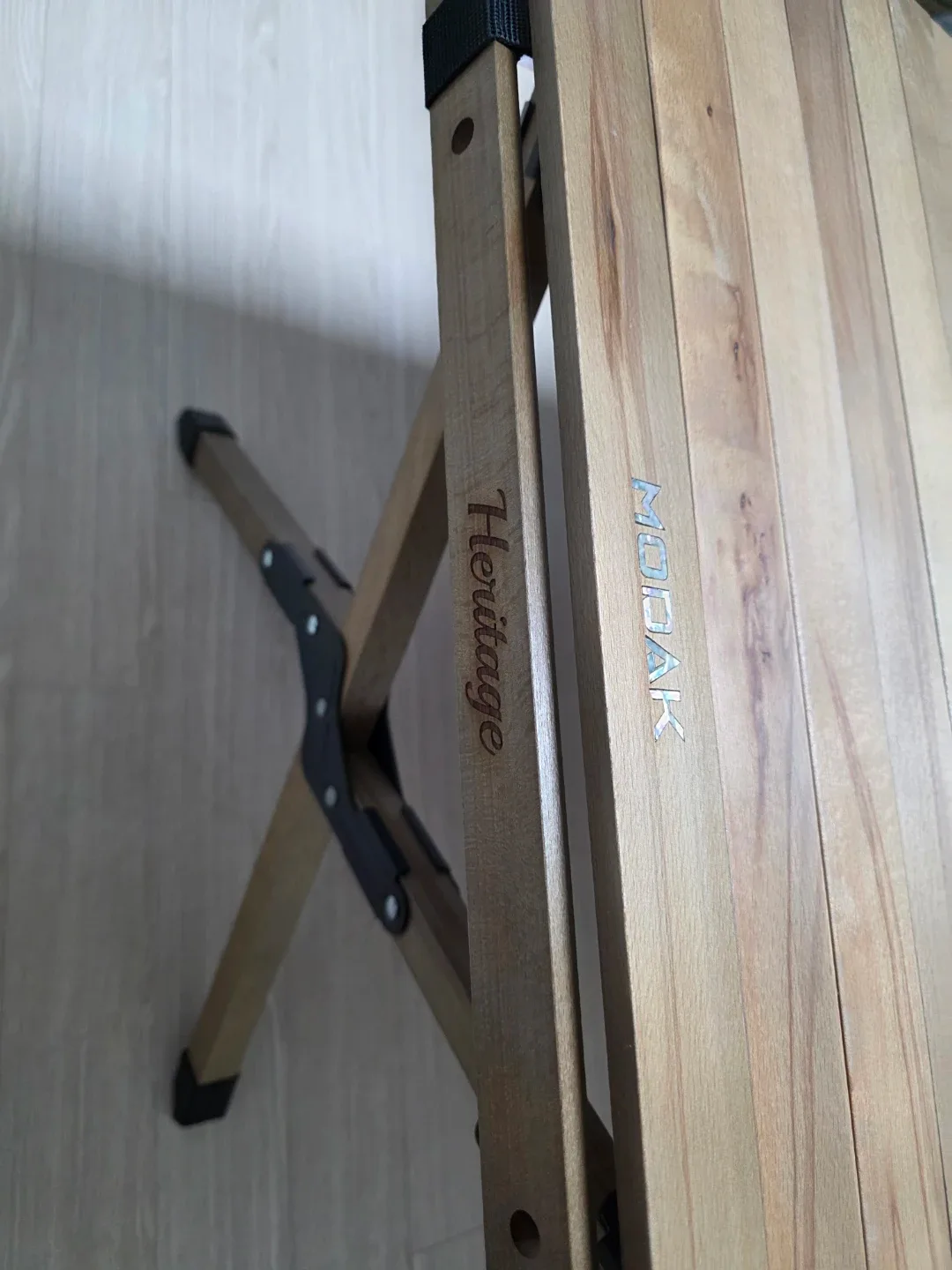 모닥 헤리티지 우드 롤 테이블 캠핑용