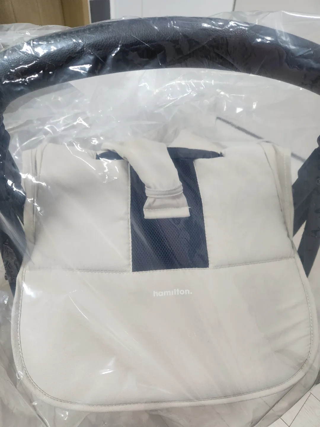 해밀턴 x1 plus 휴대용 유모차 (베이지)